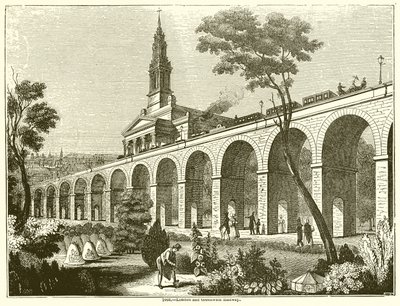 London and Greenwich Railway by English School
