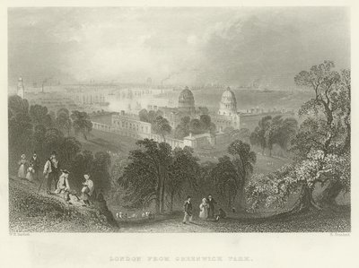 London from Greenwich Park by English School