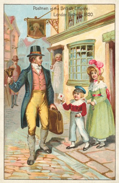 London postman by English School