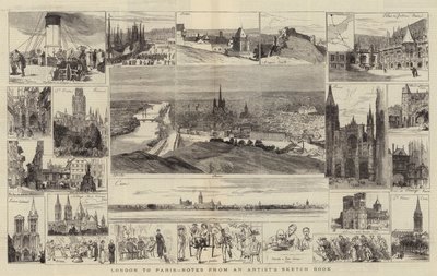 London to Paris, Notes from an Artist