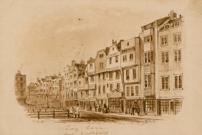 Long Lane, West Smithfield, 1840 by English School