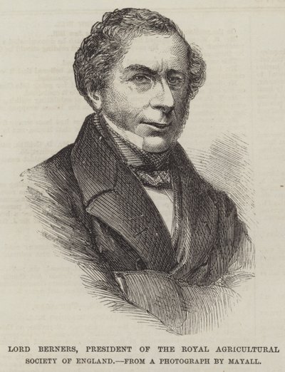 Lord Berners, President of the Royal Agricultural Society of England by English School