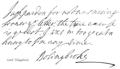 Lord Bolingbroke by English School