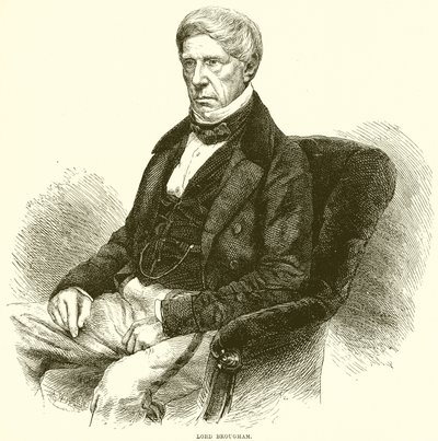 Lord Brougham by English School