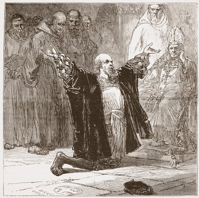 Lord Cobham before the Bishops by English School