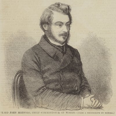 Lord John Manners, Chief Commissioner of Works by English School