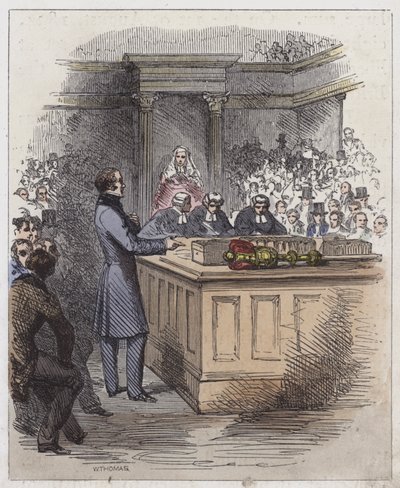 Lord John Russell in the House of Commons by English School