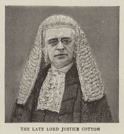 Lord Justice Cotton by English School