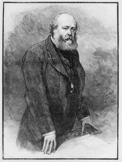 Lord Salisbury Speaking of Mr. Bright in the House of Lords, 1889 by English School