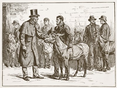 Lord Shaftesbury inspecting a costermonger