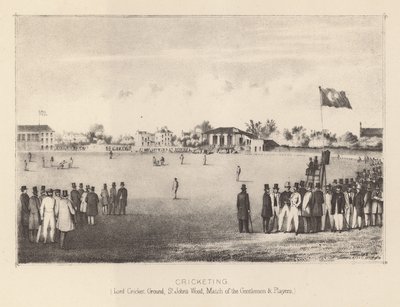 Lords Cricket Ground, S Johns Wood, Match of the Gentlemen and Players by English School
