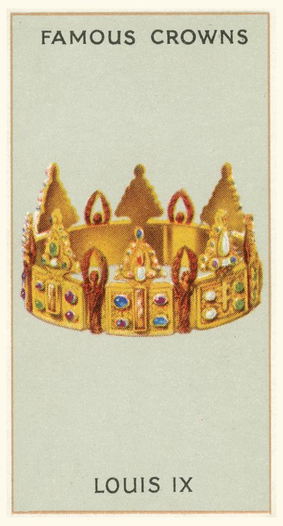 Louis IX by English School