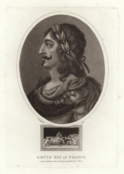 Louis XIII of France by English School