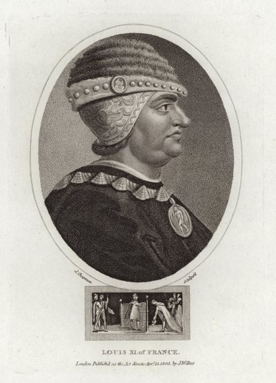 Louis XI of France by English School