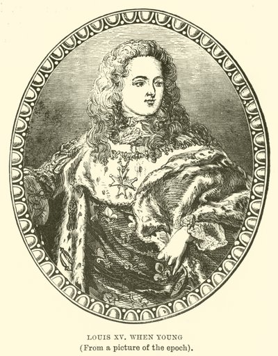Louis XV when Young by English School