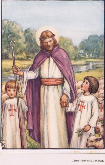 Loving Shepherd of thy Sheep, illustration from The Children