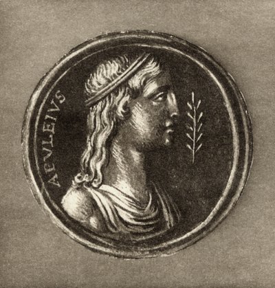 Lucius Apuleius, from the frontispiece to The Story of Cupid and Psyche by Lucius Apuleius, published in 1903 by English School