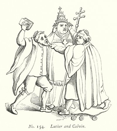 Luther and Calvin by English School