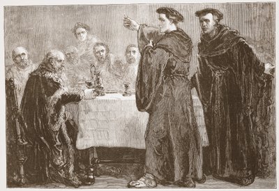 Luther challenging Carlstadt to write against him by English School