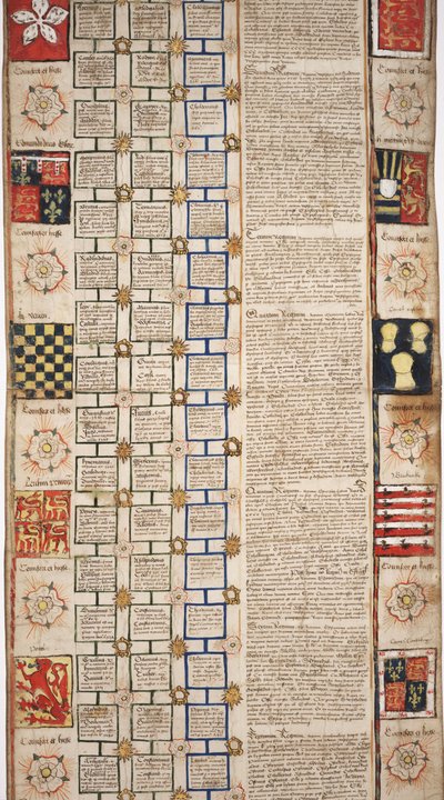 Chronicle of the History of the World from Creation to Woden, with a Genealogy of Edward IV, c.1461 by English School