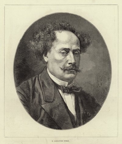 M Alexandre Dumas by English School