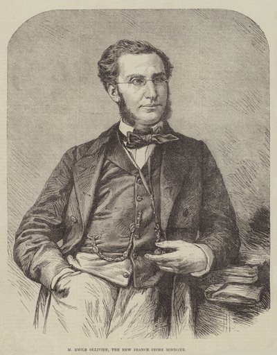 Emile Ollivier, the New French Prime Minister by English School