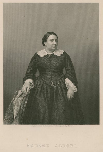 Madame Albani, soprano by English School