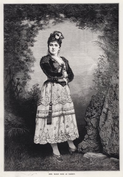 Madame Marie Roze as Carmen by English School