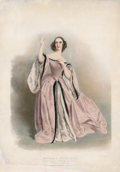 Madame Persiani in Lucia di Lammermoor by English School