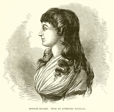 Madame Roland by English School