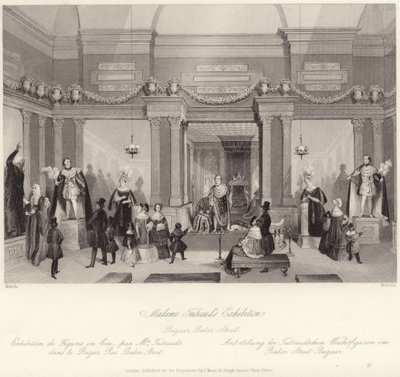 Madame Tussauds Exhibition in the Bazaar on Baker Street by English School