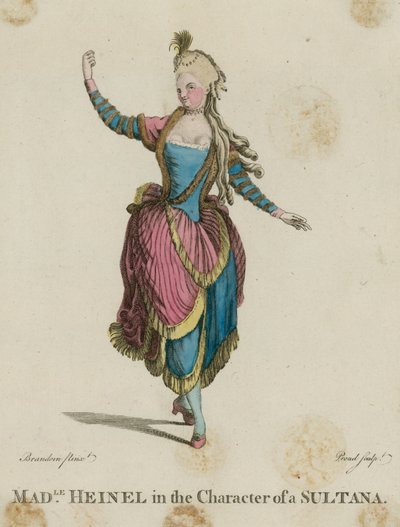 Madle Heinel as a Sultana by English School