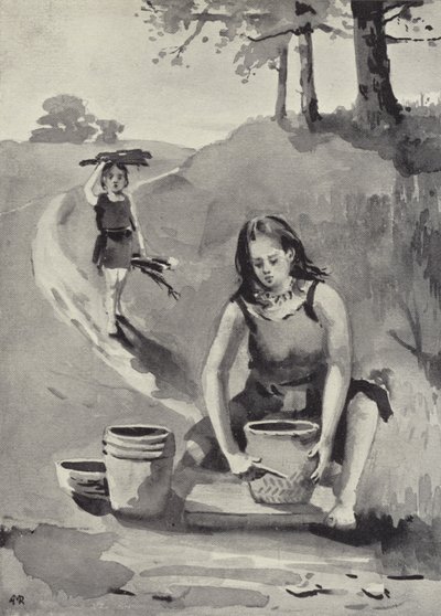 Making Pottery by English School