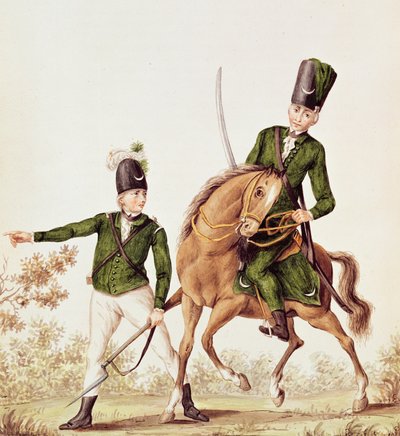Man and Huzzar of the Queen