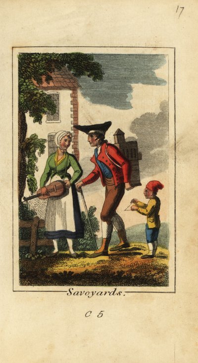 Man and Woman of Savoy by English School