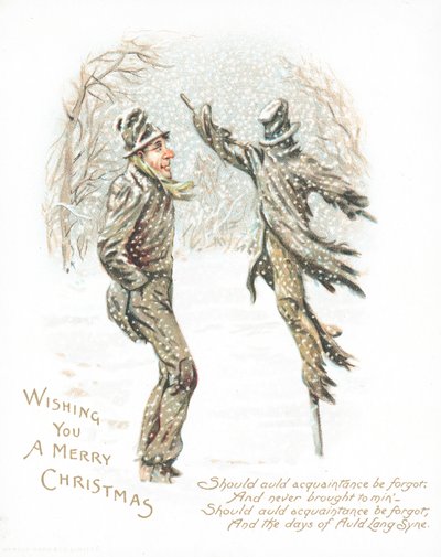Man looking at Scarecrow by English School
