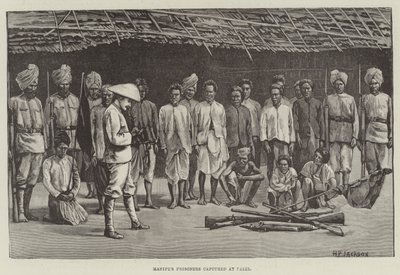 Manipur Prisoners captured at Palel by English School