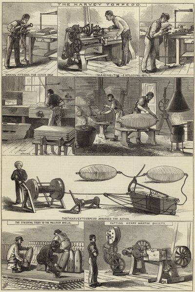 Manufacture of War Materials at the Royal Arsenal by English School