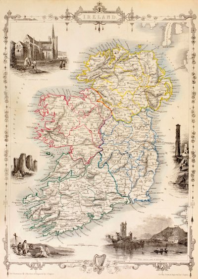 Map of Ireland from 