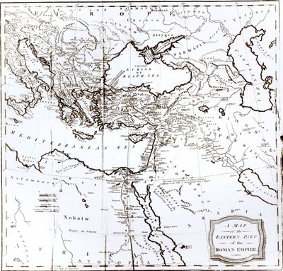 Map of the Eastern Part of the Roman Empire, from 