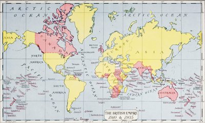 Map showing the King