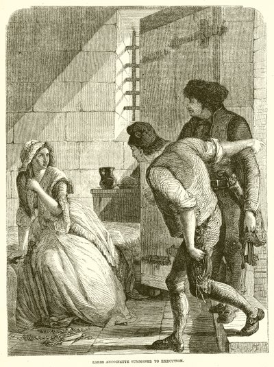 Marie Antoinette Summoned to Execution by English School