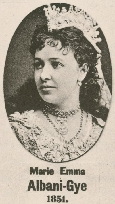 Marie Emma Albani-Gye by English School