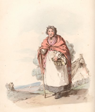 Market-woman by English School