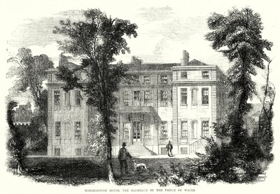 Marlborough House, the Residence of the Prince of Wales by English School