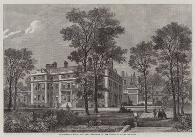 Marlborough House, the Town Residence of the Prince of Wales by English School