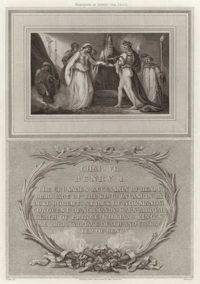Marriage of Henry the First by English School