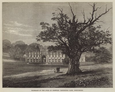 Marriage of the Duke of Norfolk, Donington Park, Derbyshire by English School