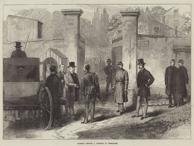 Marshal Bazaine a Prisoner at Versailles by English School