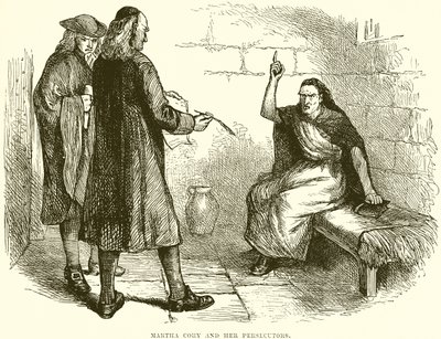 Martha Cory and Her Persecutors by English School